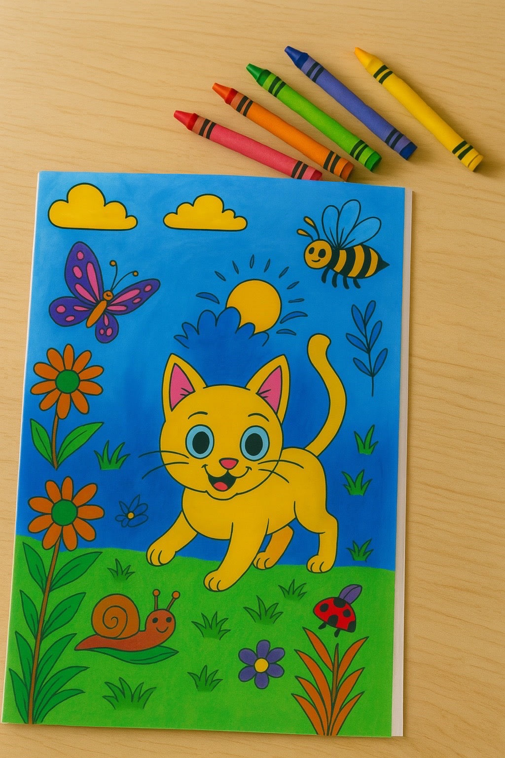 The Garden Adventures of Mittens & Simba Colouring Book