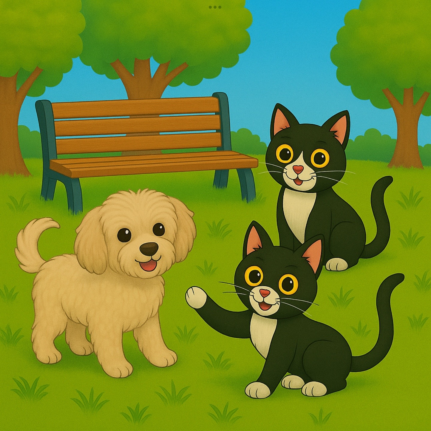 The Park Adventures of Mittens & Simba